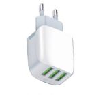 MOYE VOLTAIC USB CHARGER 3 PORTS 5V/3.4A 17W WHITE + USB C CABLE