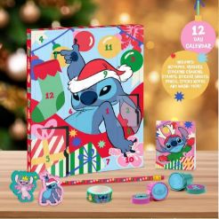 PALADONE Disney Stitch pisarniški material 12 dnevni adventni koledar