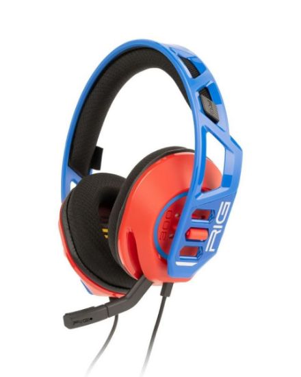 NACON HEADSET RIG 300 PRO SWITCH 2 žične slušalke redeče modre barve