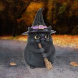 NEMESIS NOW LUCKY BLACK CAT figurica 12CM